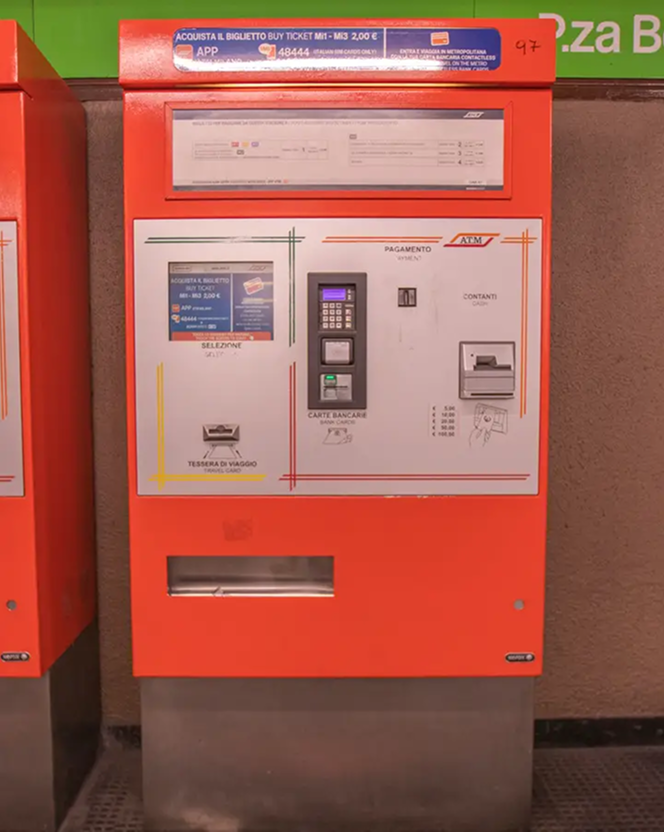 Station ticket kiosk